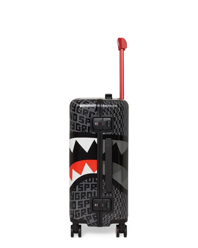 SHARKFINITY STEALTH PILOT SHARKNAUTICS HARDSHELL CARRY-ON LUGGAGE