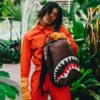 SHARKS AND SKULLS BACKPACK (DLXV)