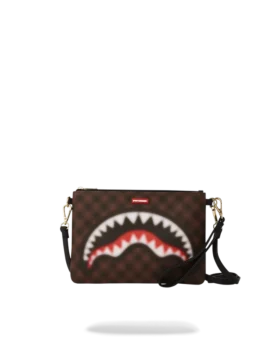 SHARKS IN PARIS BLUR EFFECT CROSSOVER CLUTCH