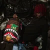 SHARKS IN PARIS CHARACTERS SNEAKIN BACKPACK (DLXV)