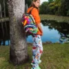 SHARKS IN PARIS CITY STREAKS BACKPACK (DLXV)