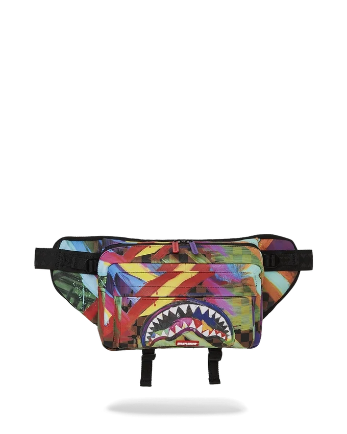 SHARKS IN PARIS CITY STREAKS CARGO CROSSBODY