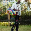 SHARKS IN PARIS CITY STREAKS DUFFLE