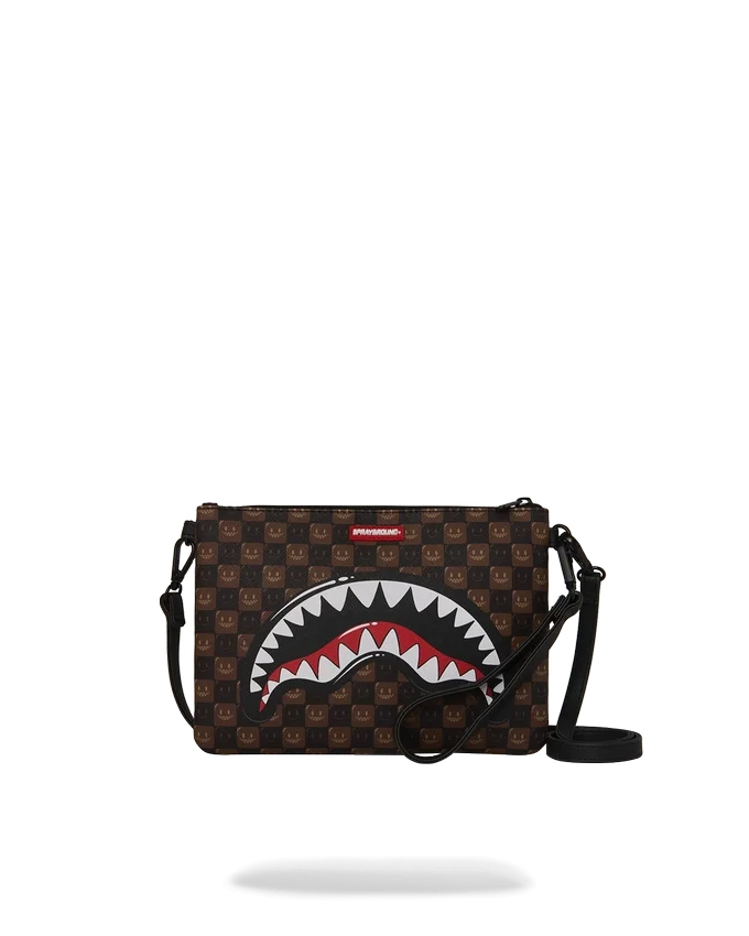 SHARKS IN PARIS GRIN & GRIND CROSSOVER CLUTCH