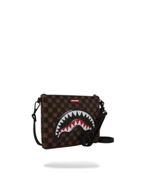 SHARKS IN PARIS GRIN & GRIND CROSSOVER CLUTCH