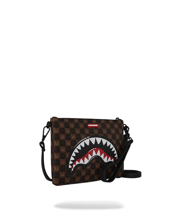 SHARKS IN PARIS GRIN & GRIND CROSSOVER CLUTCH