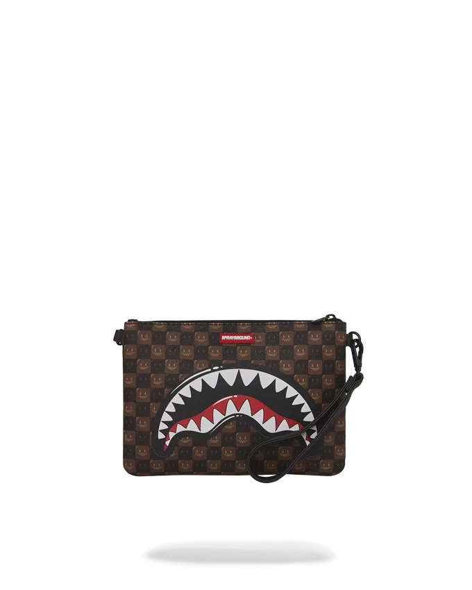 SHARKS IN PARIS GRIN & GRIND CROSSOVER CLUTCH