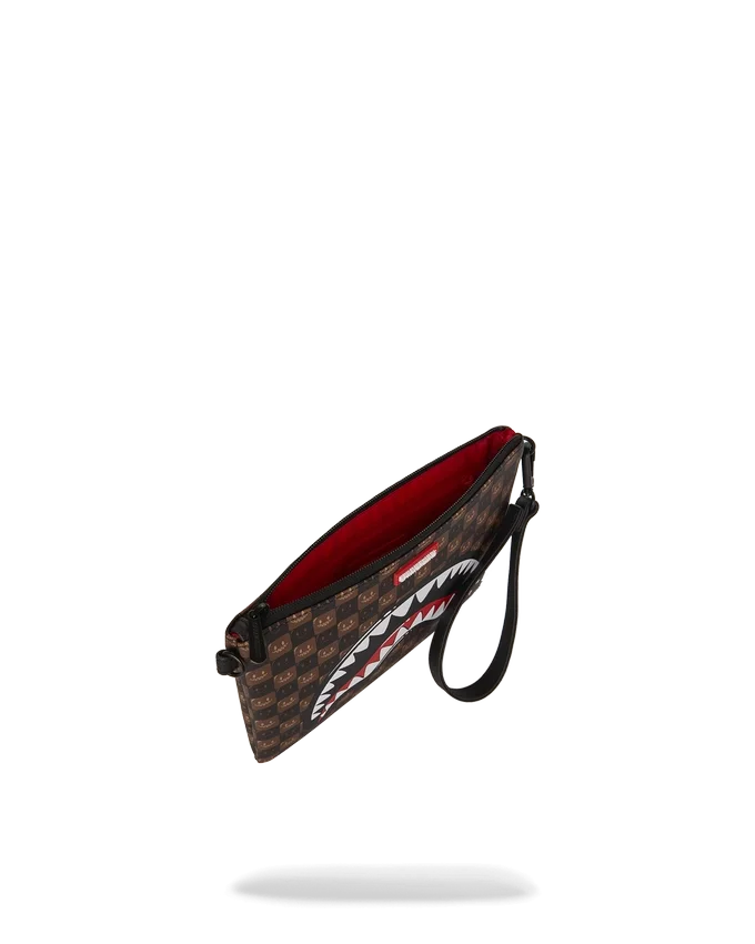 SHARKS IN PARIS GRIN & GRIND CROSSOVER CLUTCH