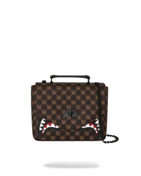 SHARKS IN PARIS GRIN & GRIND HANDBAG