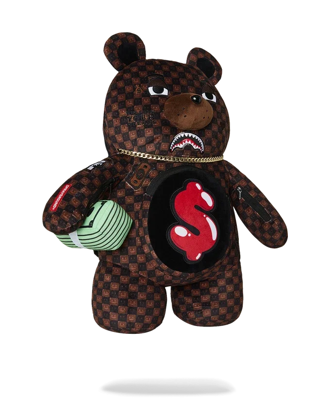 SHARKS IN PARIS GRIN & GRIND MONEYBEAR BACKPACK