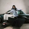 SHARKS IN PARIS HYPER PUFF CARRY-ON LUGGAGE