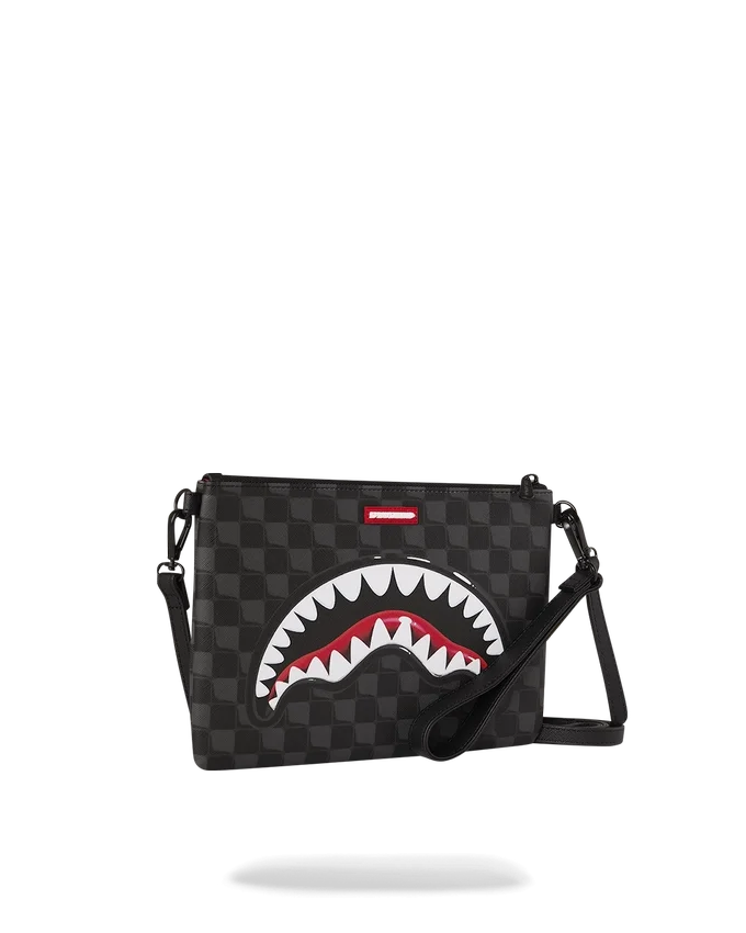 SHARKS IN PARIS HYPER PUFF CROSSOVER CLUTCH