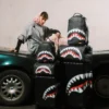 SHARKS IN PARIS HYPER PUFF DUFFLE