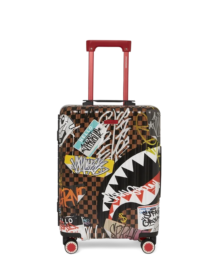 SHARKS IN PARIS THE RIZZ SHARKNAUTICS HARDSHELL CARRY-ON LUGGAGE