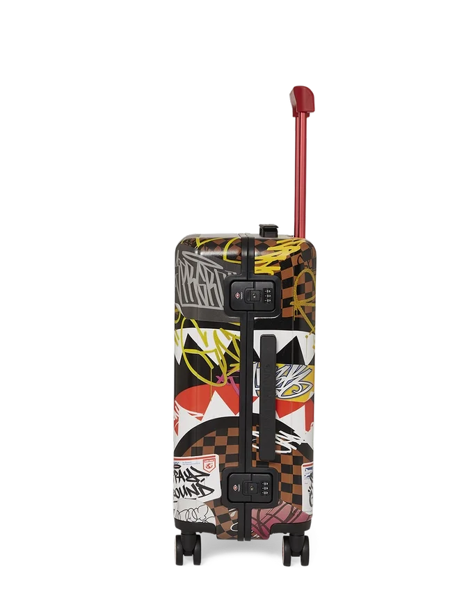 SHARKS IN PARIS THE RIZZ SHARKNAUTICS HARDSHELL CARRY-ON LUGGAGE
