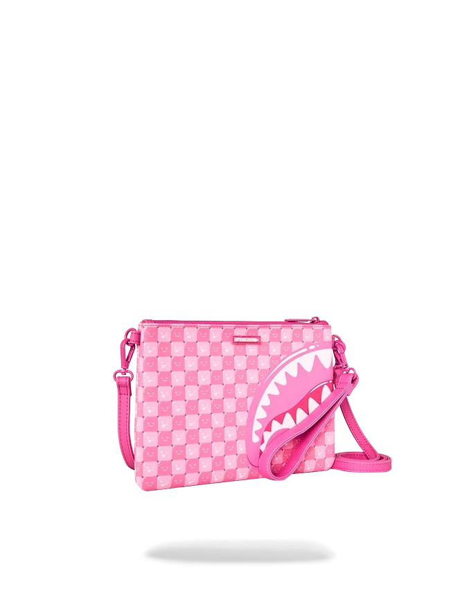 SHINOBI SHARKS IN PARIS (PINK) CROSSOVER CLUTCH