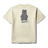 SHORT SLEEVE GRAPHIC MONEY BEAR T-SHIRT (APRICOT)