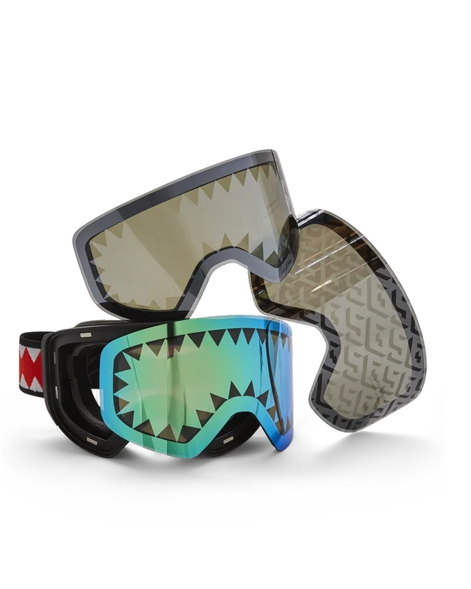 SKY HIGH SEEKERS ARCTIC SKI GOGGLES (3 INTERCHANGEABLE LENSES)