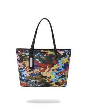 SLICED AND DICED CAMO TOTE