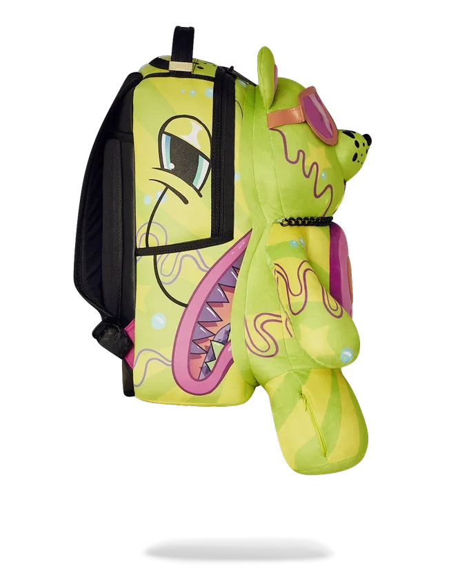SLIME DIME MONEYBEAR TEDDYBEAR ON BACKPACK