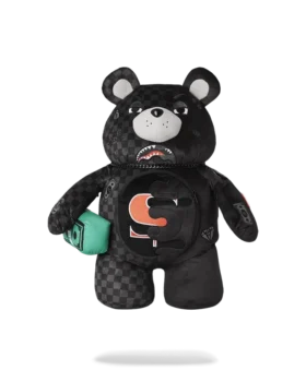 SPEED SHARK SIDE SWIPE MONEYBEAR TEDDY BEAR BACKPACK