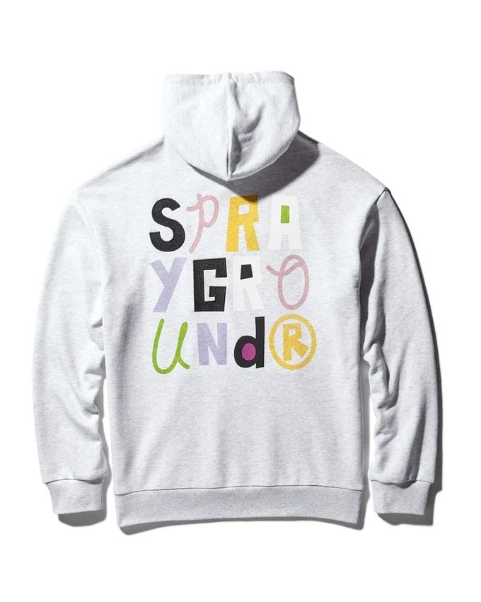 SPONGEBOB CREW SHARK HOODIE (LIGHT GREY)