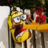 SPONGEBOB EYE POP REMOVABLE EYES BACKPACK