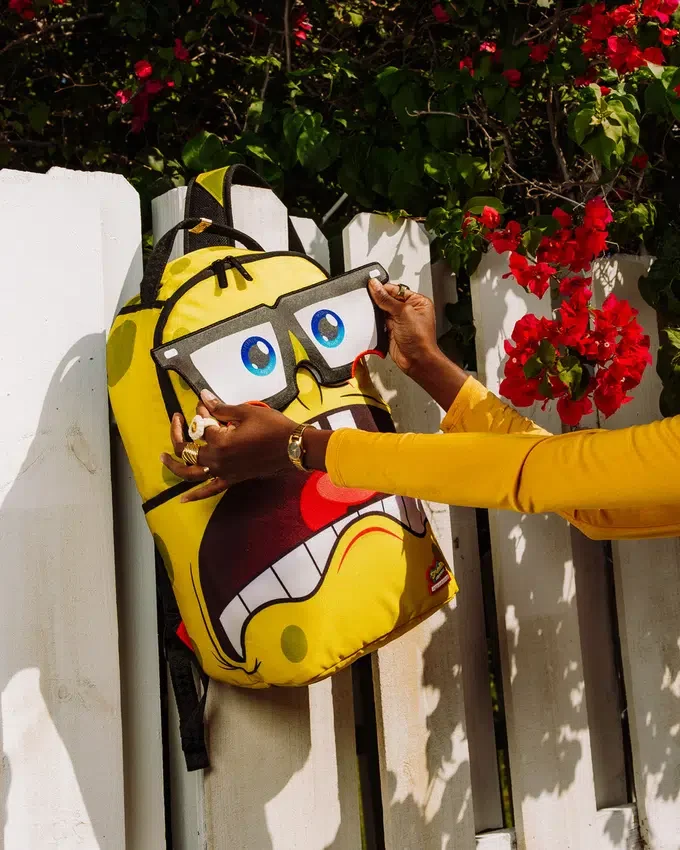SPONGEBOB EYE POP REMOVABLE EYES BACKPACK