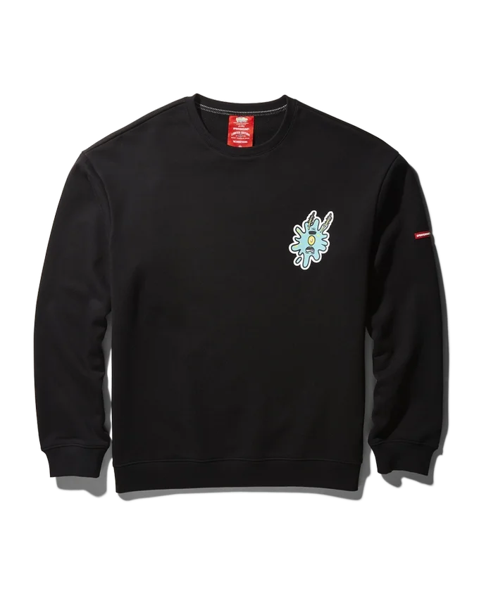 SPONGEBOB SPLAT PULLOVER SWEATER (BLACK)