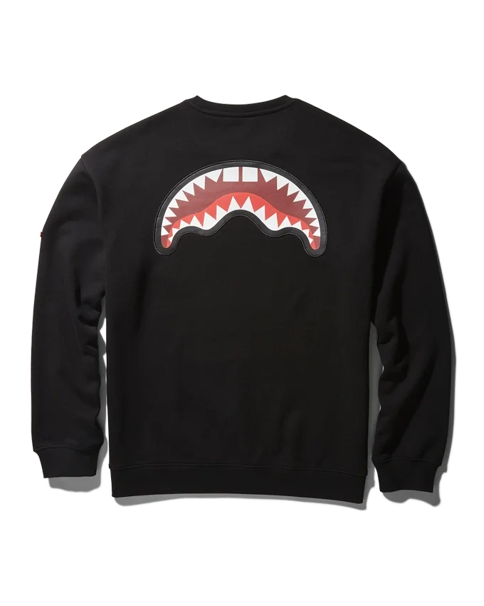 SPONGEBOB SPLAT PULLOVER SWEATER (BLACK)