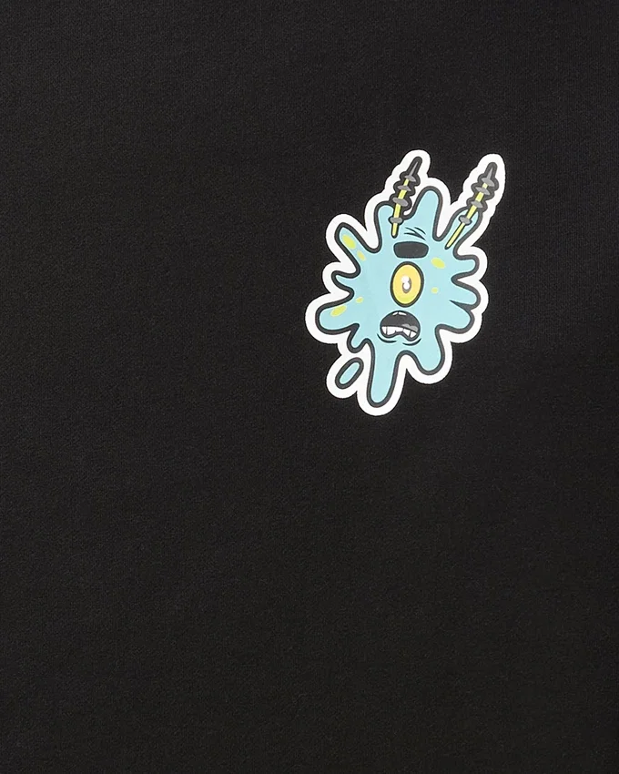 SPONGEBOB SPLAT PULLOVER SWEATER (BLACK)