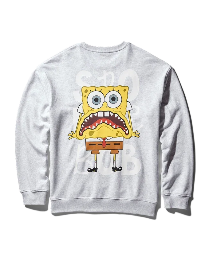 SPRAYGROUND PULLOVER CREW NECK SWEATSHIRT (LT GREY)