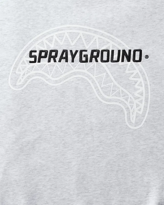 SPRAYGROUND PULLOVER CREW NECK SWEATSHIRT (LT GREY)