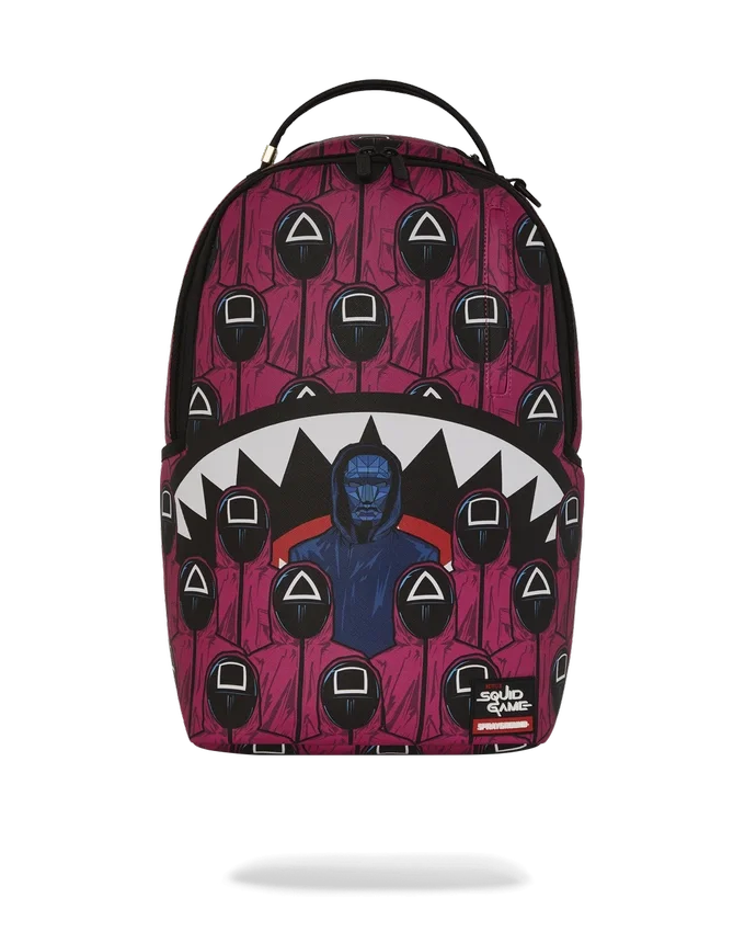 SQUID GAME COLLAB FRONT MAN & PINK GUARD SHARKS BACKPACK