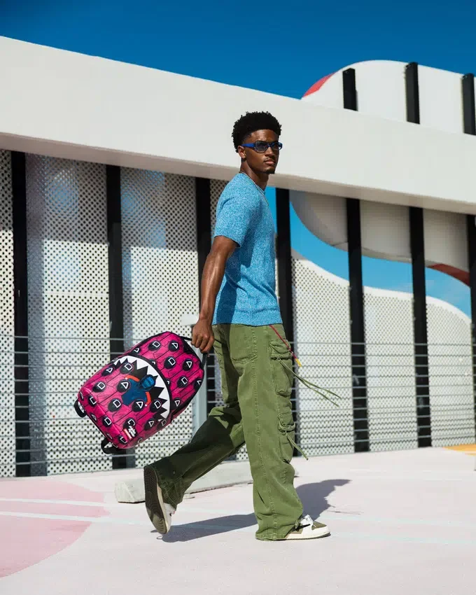SQUID GAME COLLAB FRONT MAN & PINK GUARD SHARKS BACKPACK