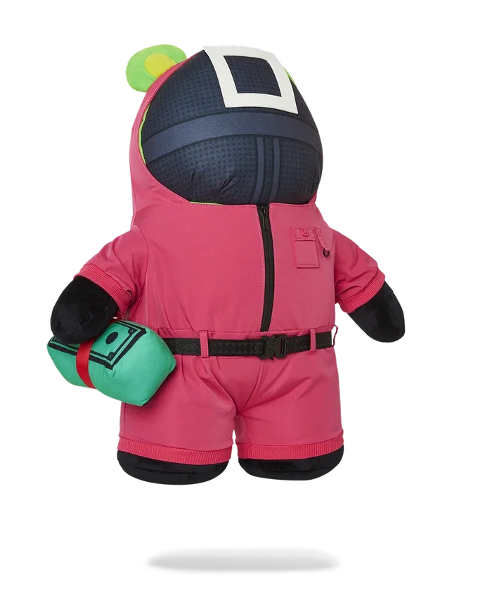 SQUID GAME COLLAB PINK SOLDIERS BEAR BACKPACK