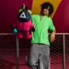 SQUID GAME COLLAB PINK SOLDIERS BEAR BACKPACK