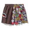 STICKER CREW SWIM SHORTS