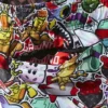 STICKER CREW SWIM SHORTS