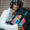 TETRIS WITH DIABLO AND MONEY BEAR BACKPACK