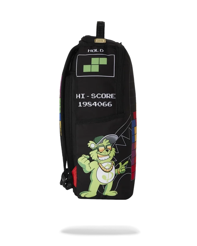 TETRIS WITH DIABLO AND MONEY BEAR BACKPACK