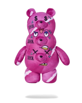 THE 3 HEADED BEAR PLUSH TEDDYBEAR BACKPACK