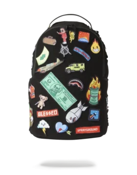 THE 32 REMOVABLE PATCHES VELCRO BACKPACK
