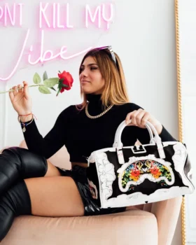 THE FLORAL CUT MINI DUFFLE