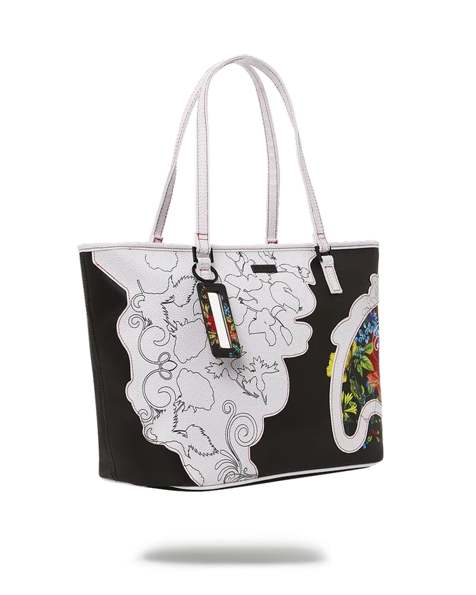 THE FLORAL CUT TOTE