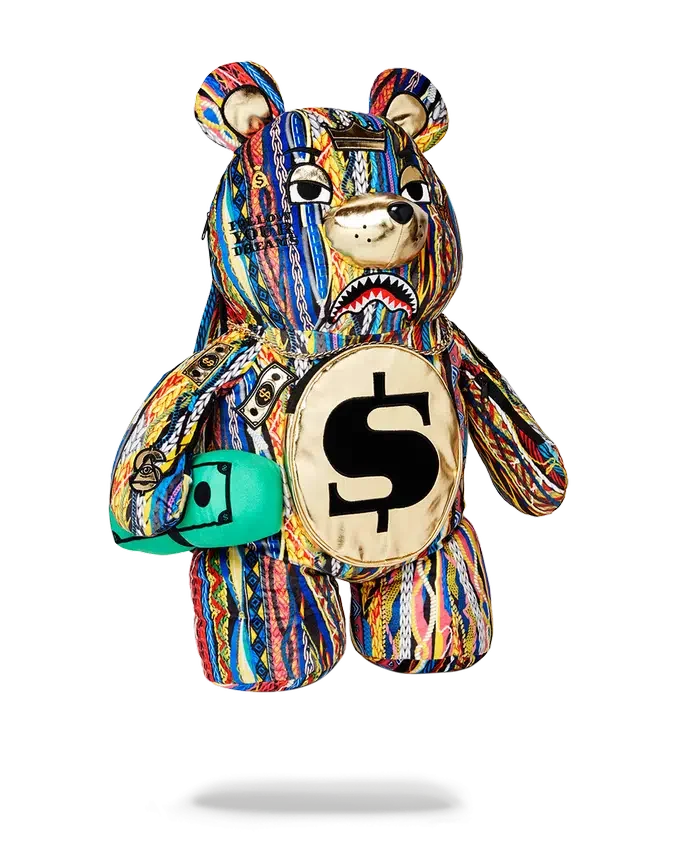 THE GOLDEN AGE MONEYBEAR TEDDYBEAR BACKPACK