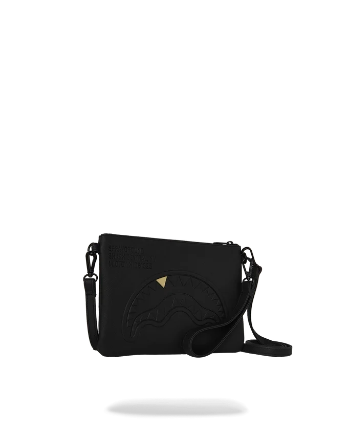 THE GOLDEN FANG SHARK CROSSOVER CLUTCH