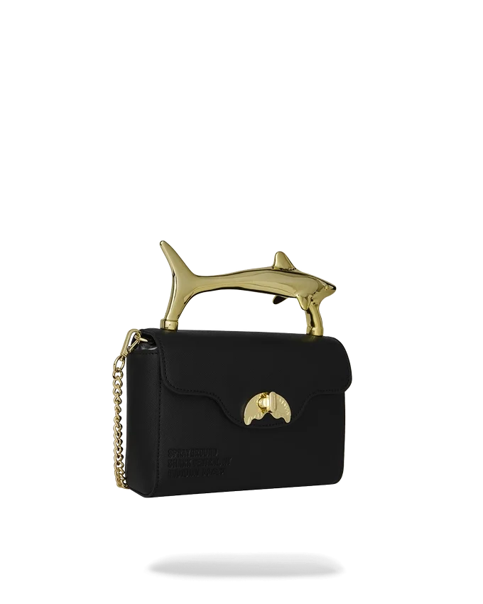 THE GOLDEN FANG SHARK HANDBAG