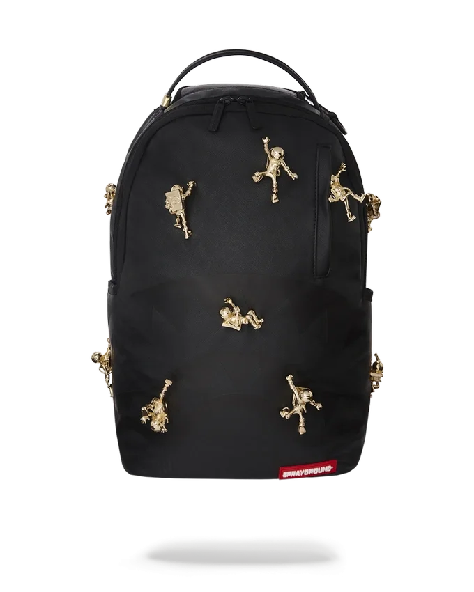 THE LOST IN SPACE BACKPACK (10 3D GOLD METAL ASTRONAUTS)