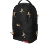THE LOST IN SPACE BACKPACK (10 3D GOLD METAL ASTRONAUTS)